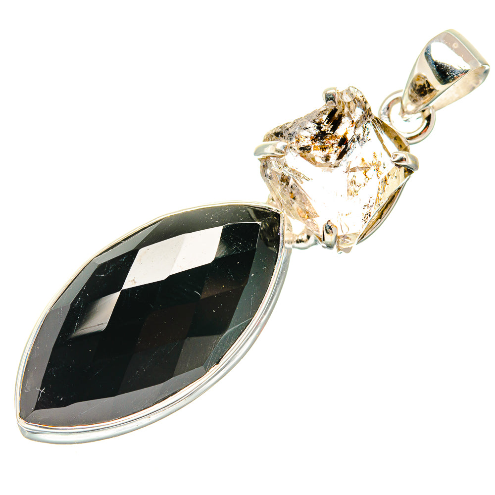 Black Onyx Pendants handcrafted by Anasilvercos - PD26666 - Photo 2
