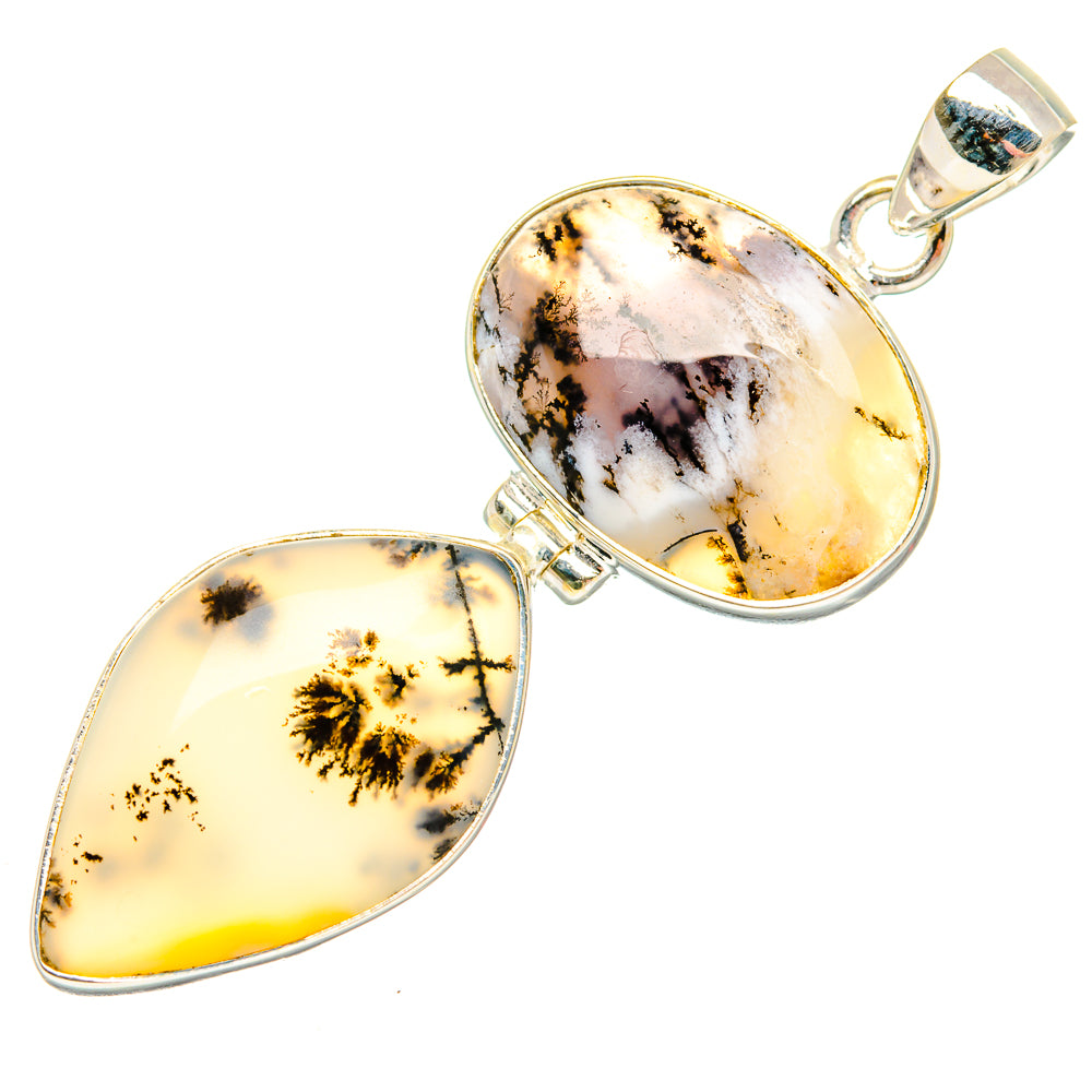 Dendritic Opal Pendants handcrafted by Anasilvercos - PD26669 - Photo 2