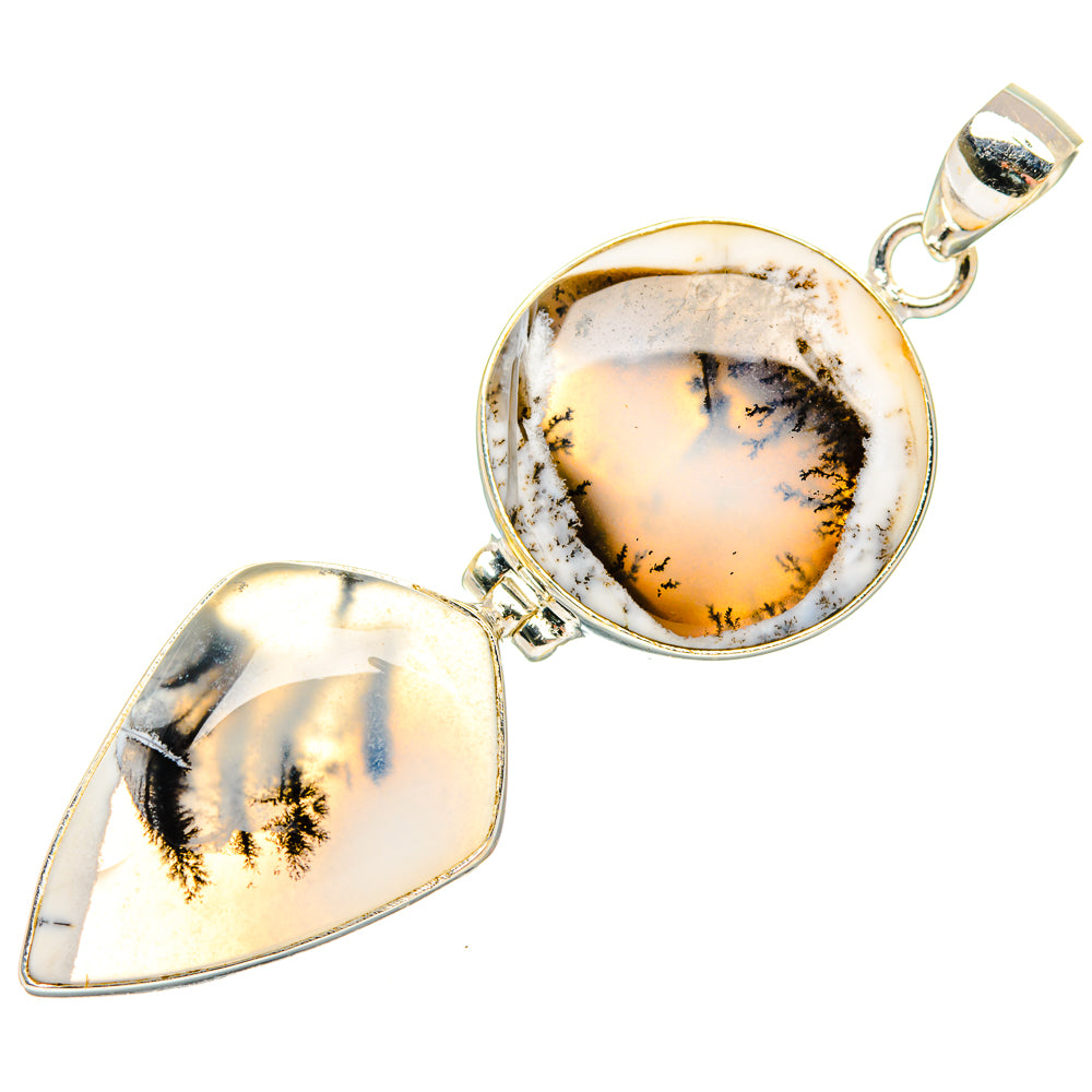 Dendritic Opal Pendants handcrafted by Anasilvercos - PD26670 - Photo 2