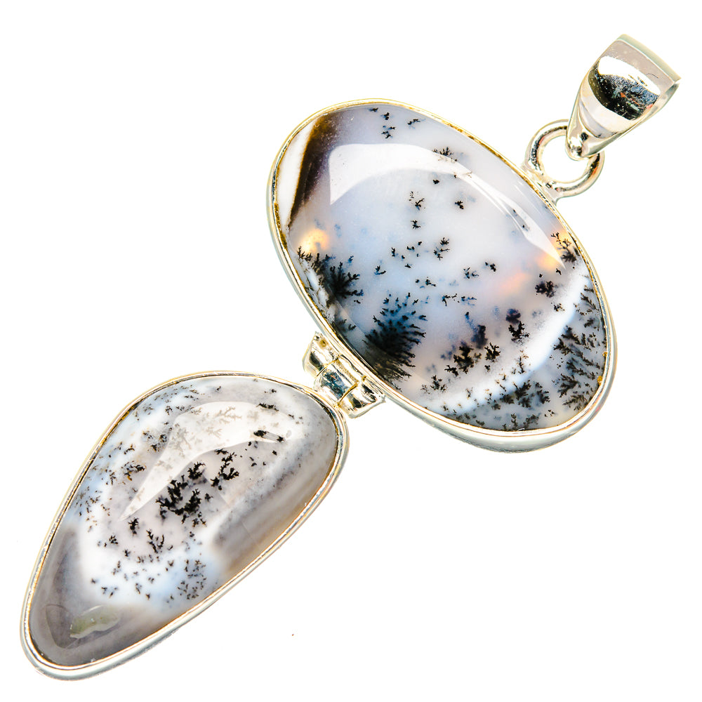 Dendritic Opal Pendants handcrafted by Anasilvercos - PD26671 - Photo 2
