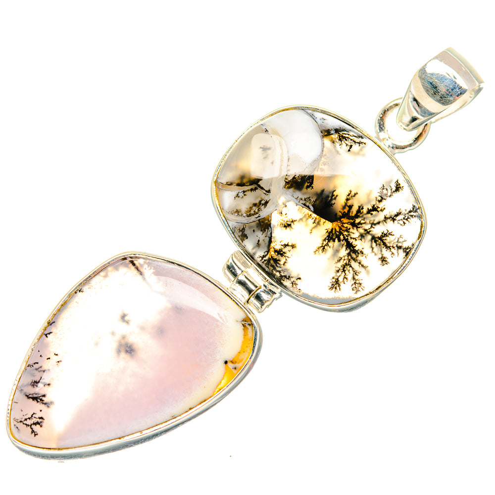Dendritic Opal Pendants handcrafted by Anasilvercos - PD26673 - Photo 2