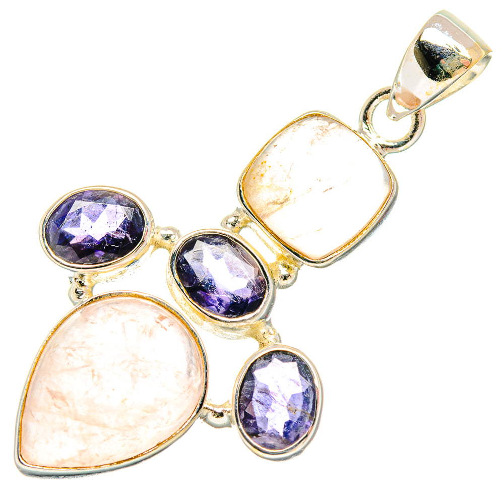 Rose Quartz Pendants handcrafted by Anasilvercos - PD26690 - Photo 2