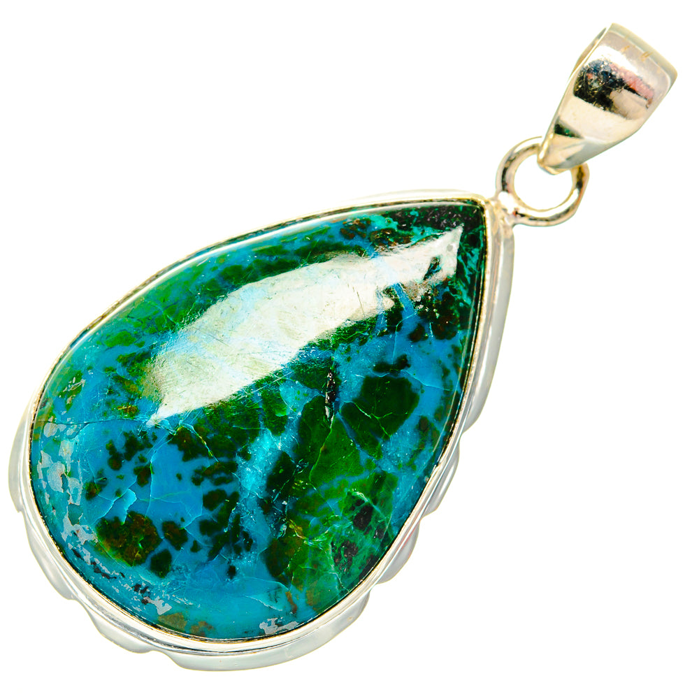 Chrysocolla Pendants handcrafted by Anasilvercos - PD26727 - Photo 2