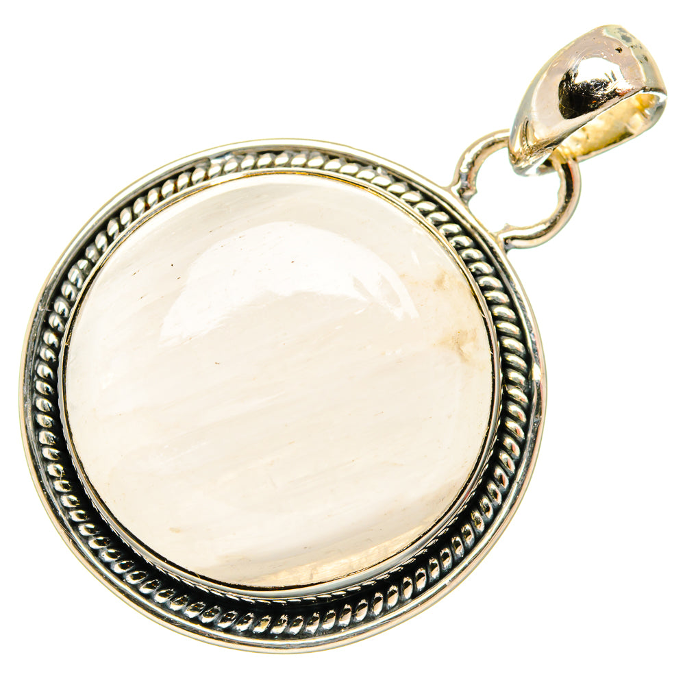 White Scolecite Pendants handcrafted by Anasilvercos - PD26739 - Photo 2