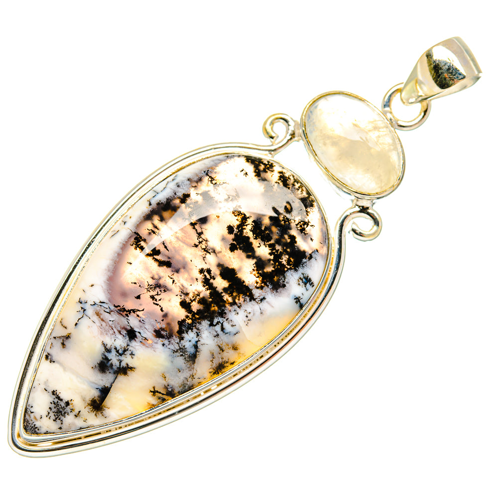Dendritic Opal Pendants handcrafted by Anasilvercos - PD26743 - Photo 2