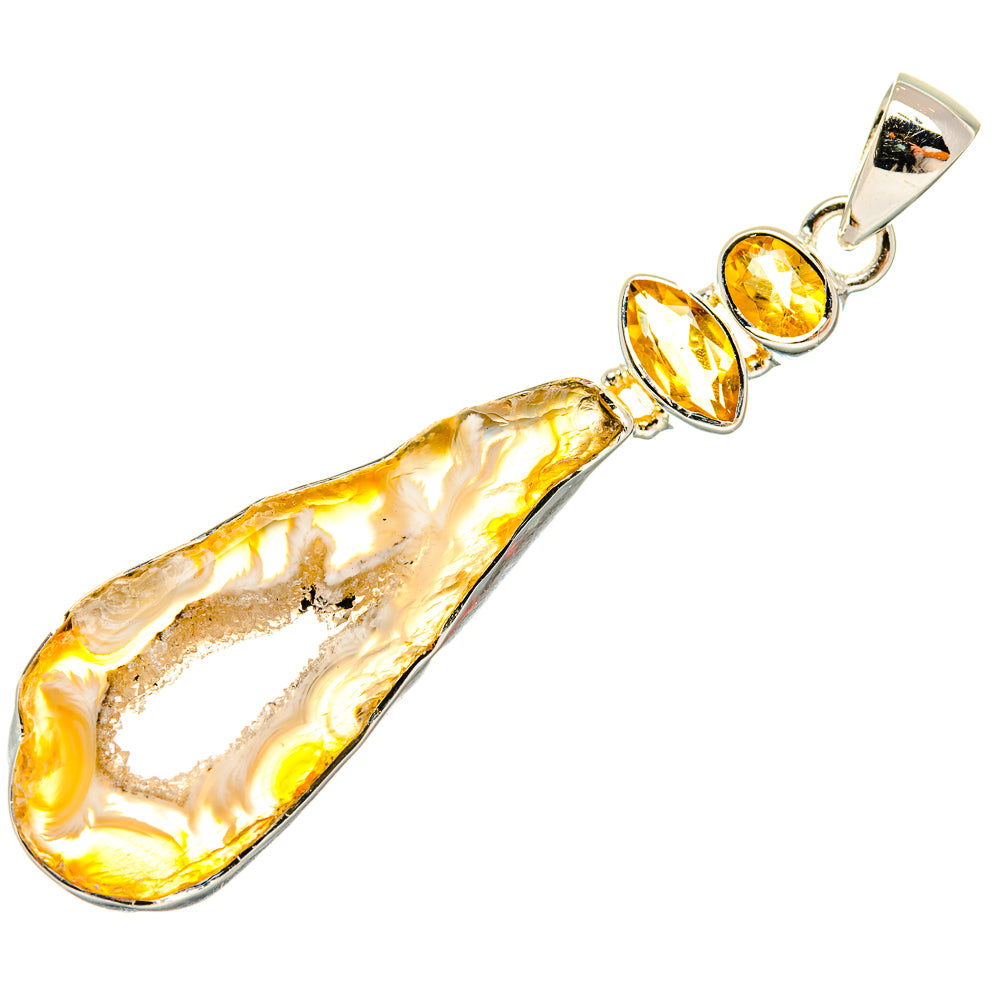 Occo Geode Pendants handcrafted by Anasilvercos - PD26745 - Photo 2