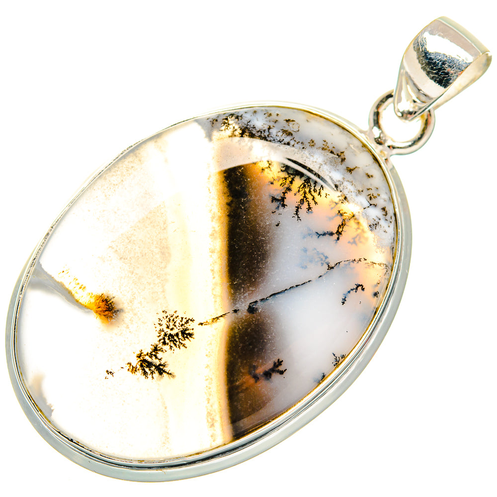 Dendritic Opal Pendants handcrafted by Anasilvercos - PD26750 - Photo 2