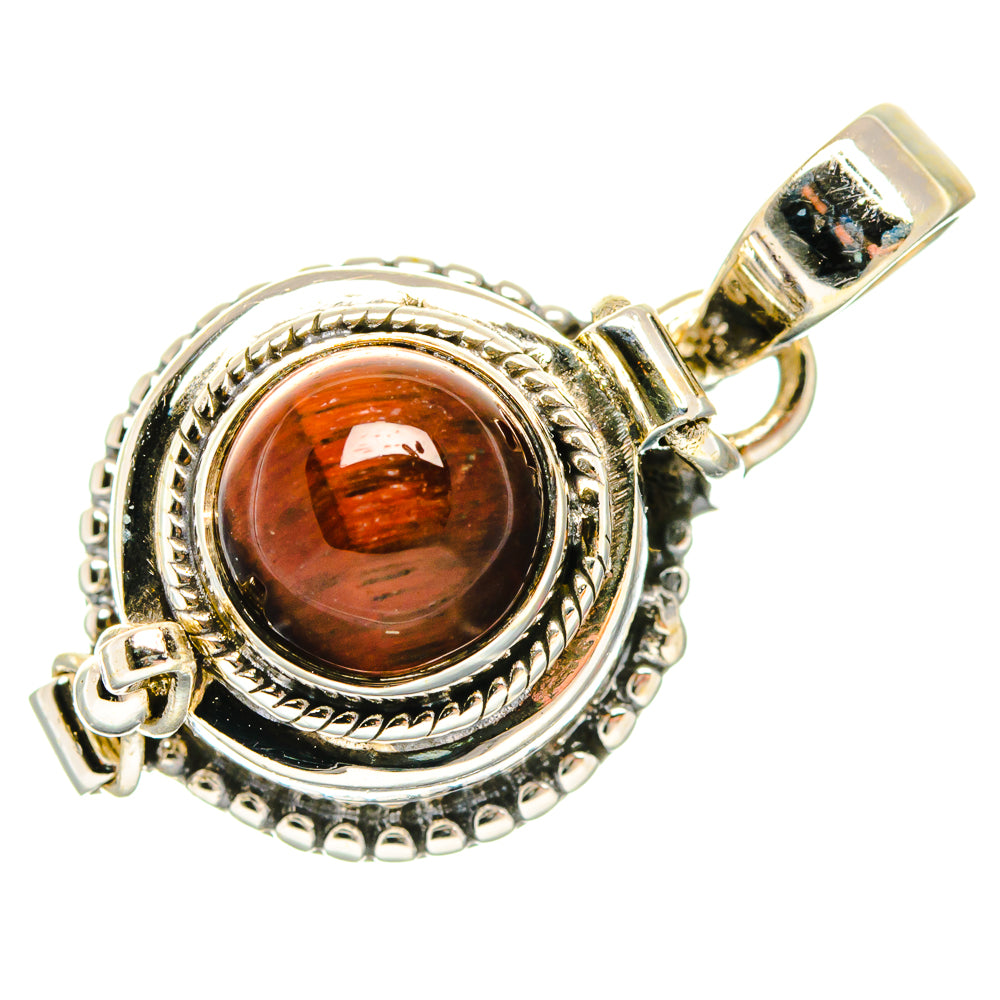 Red Tiger Eye Pendants handcrafted by Anasilvercos - PD26767 - Photo 2