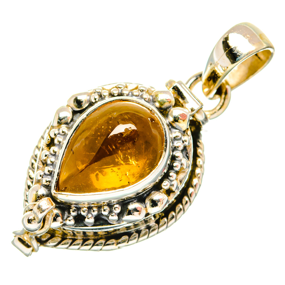 Citrine Pendants handcrafted by Anasilvercos - PD26773 - Photo 2
