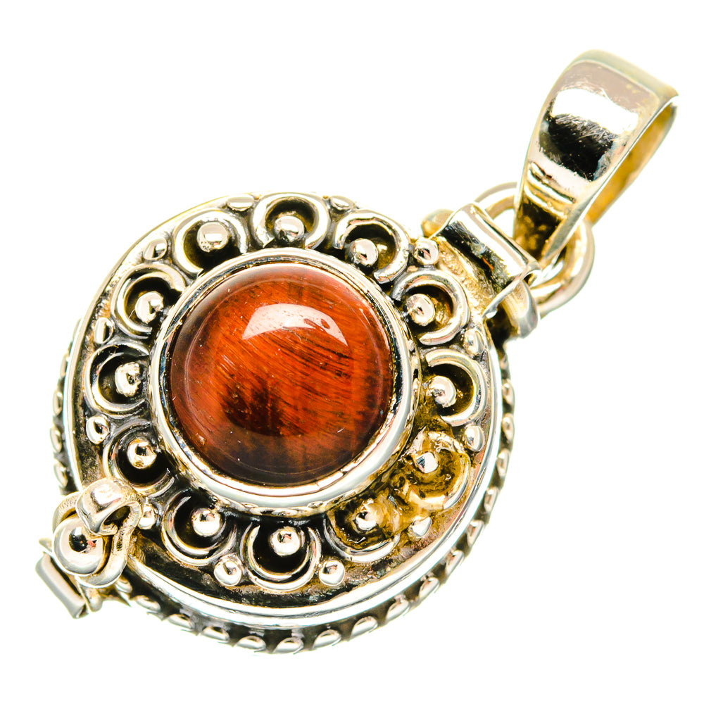 Red Tiger Eye Pendants handcrafted by Anasilvercos - PD26776 - Photo 2