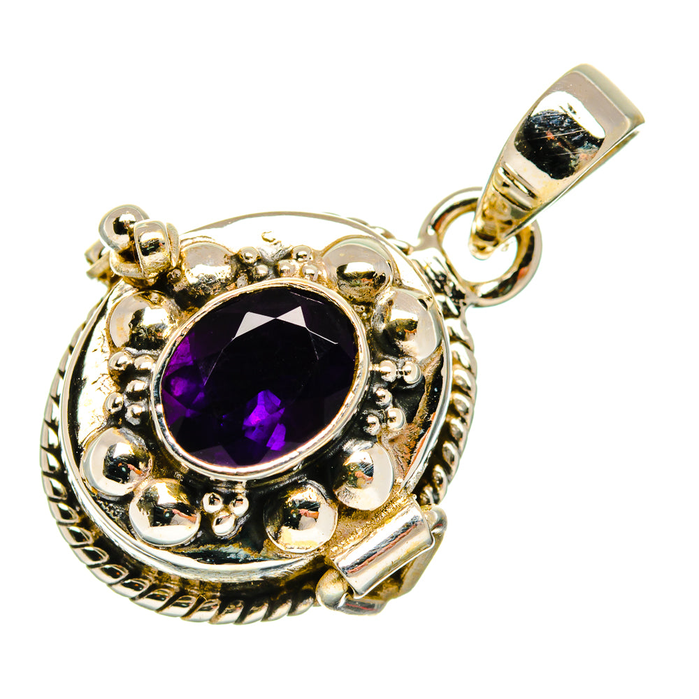 Purple Spinel Pendants handcrafted by Anasilvercos - PD26777 - Photo 2