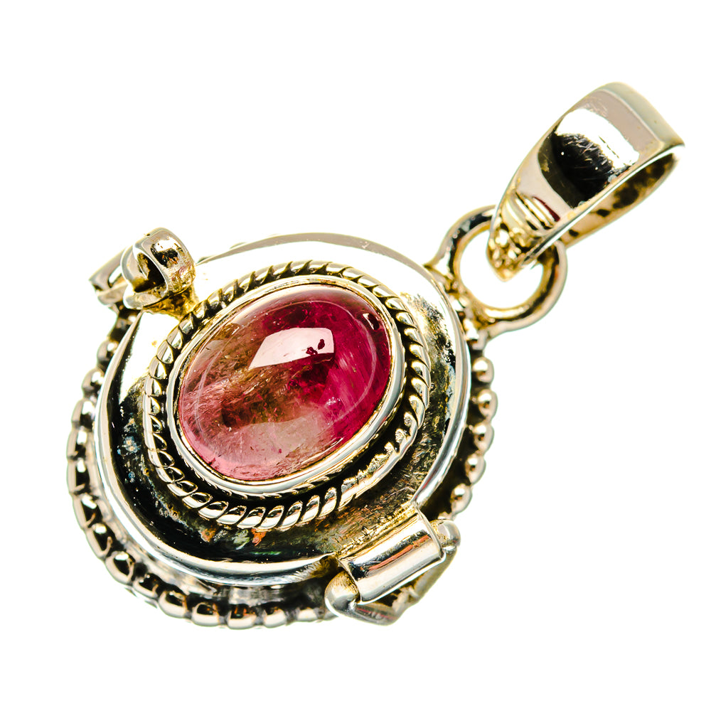 Pink Tourmaline Pendants handcrafted by Anasilvercos - PD26778 - Photo 2