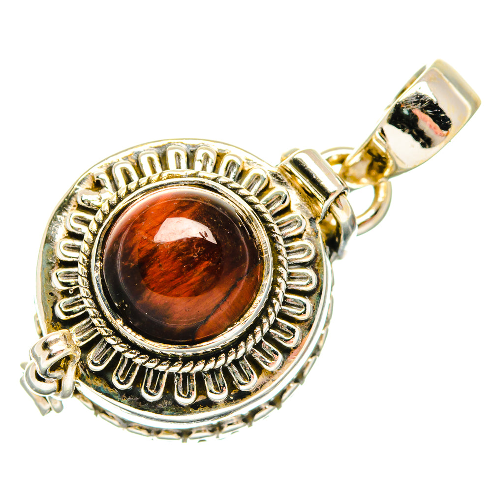 Red Tiger Eye Pendants handcrafted by Anasilvercos - PD26780 - Photo 2