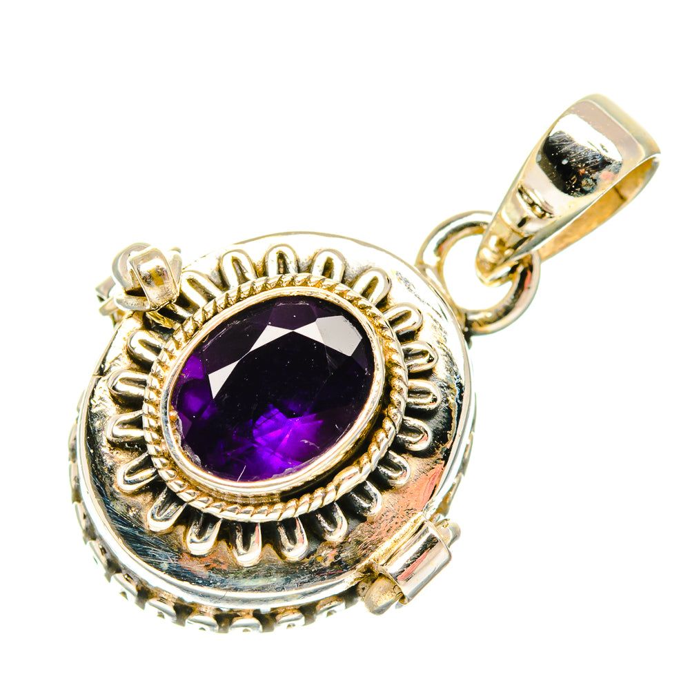 Purple Spinel Pendants handcrafted by Anasilvercos - PD26783 - Photo 2