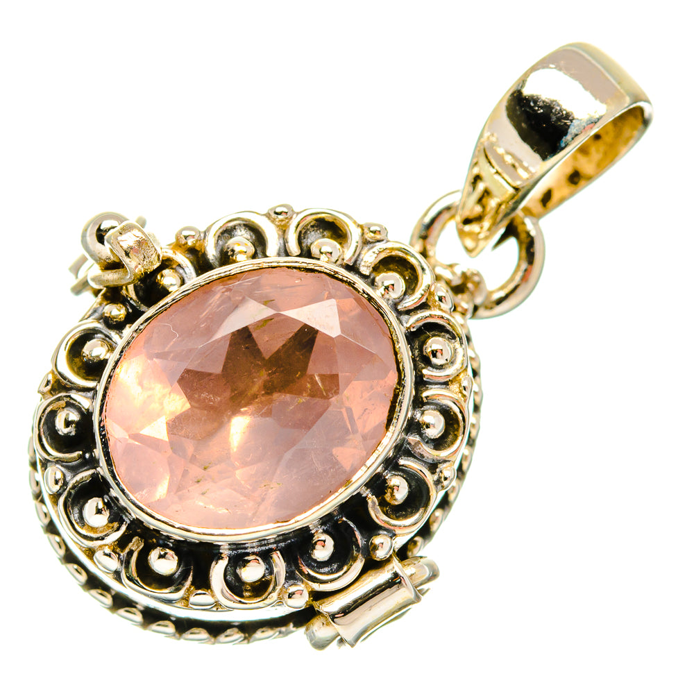 Rose Quartz Pendants handcrafted by Anasilvercos - PD26784 - Photo 2