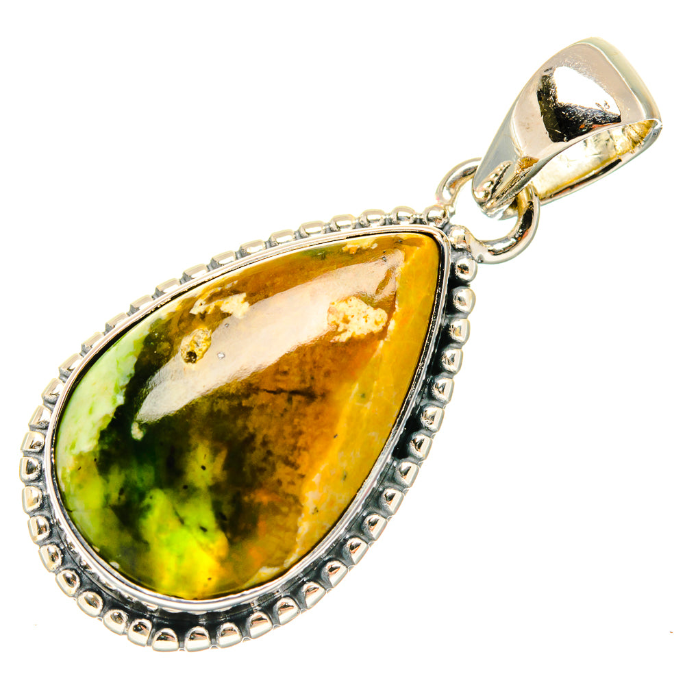 Rainforest Jasper Pendants handcrafted by Anasilvercos - PD26791 - Photo 2