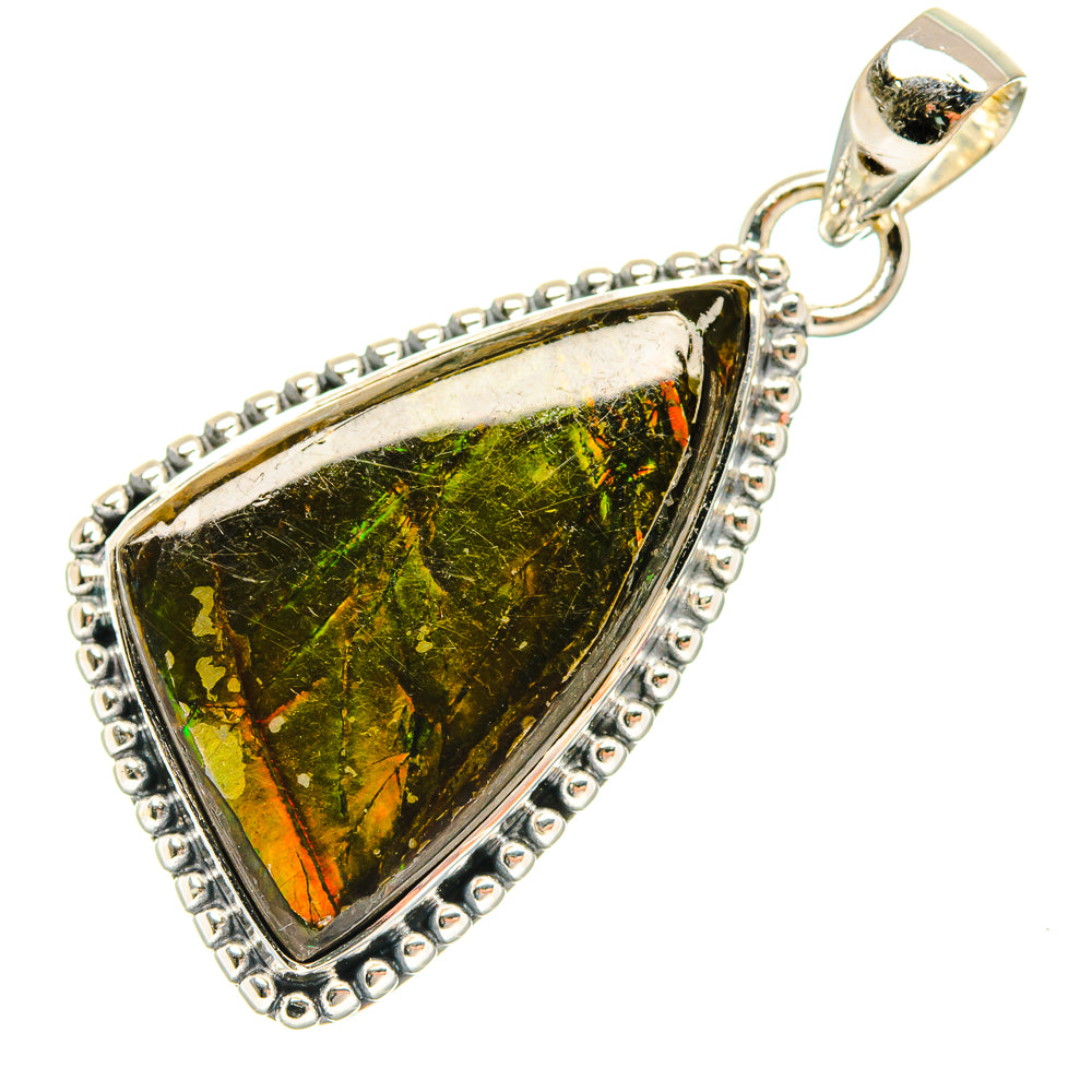 Ammolite Pendants handcrafted by Anasilvercos - PD26798 - Photo 2