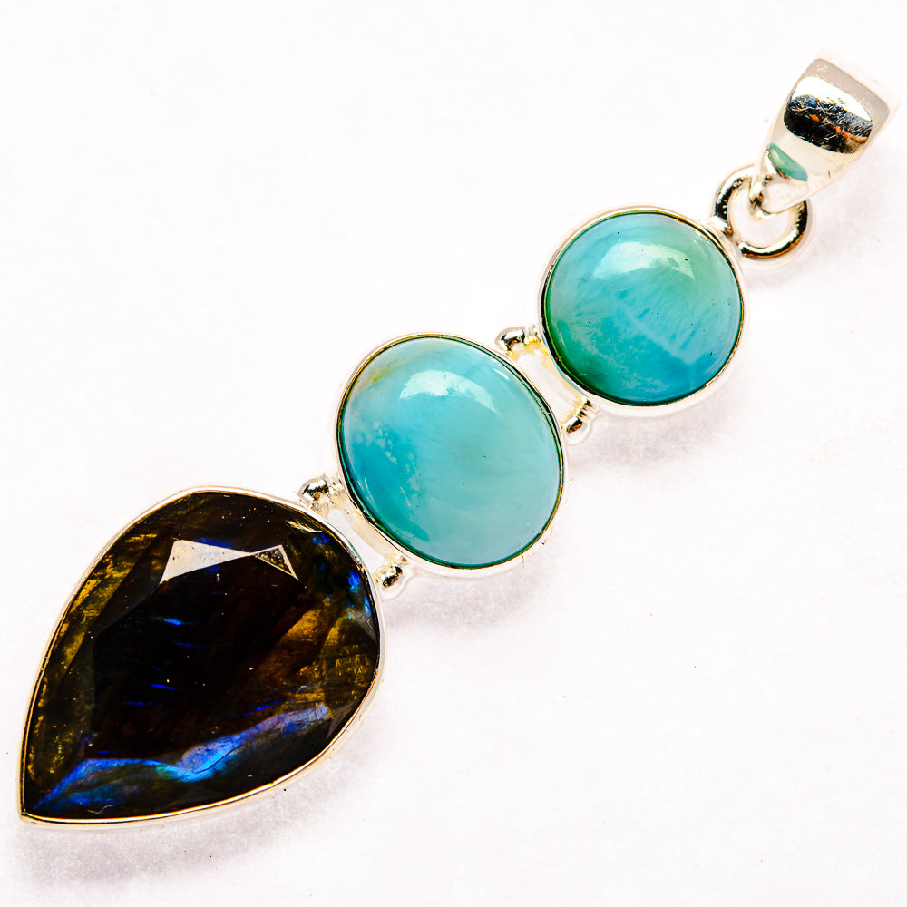 Labradorite Pendants handcrafted by Anasilvercos - PD26807 - Photo 2