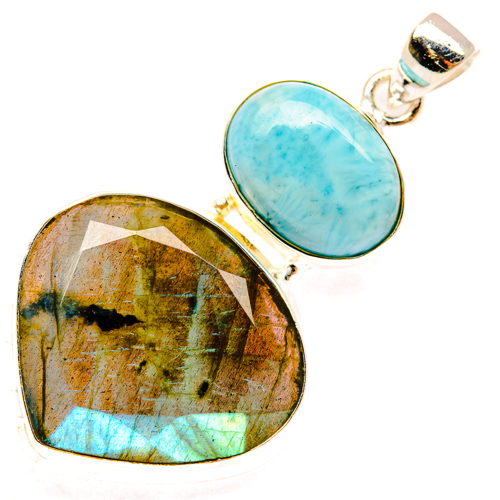 Labradorite Pendants handcrafted by Anasilvercos - PD26808 - Photo 2