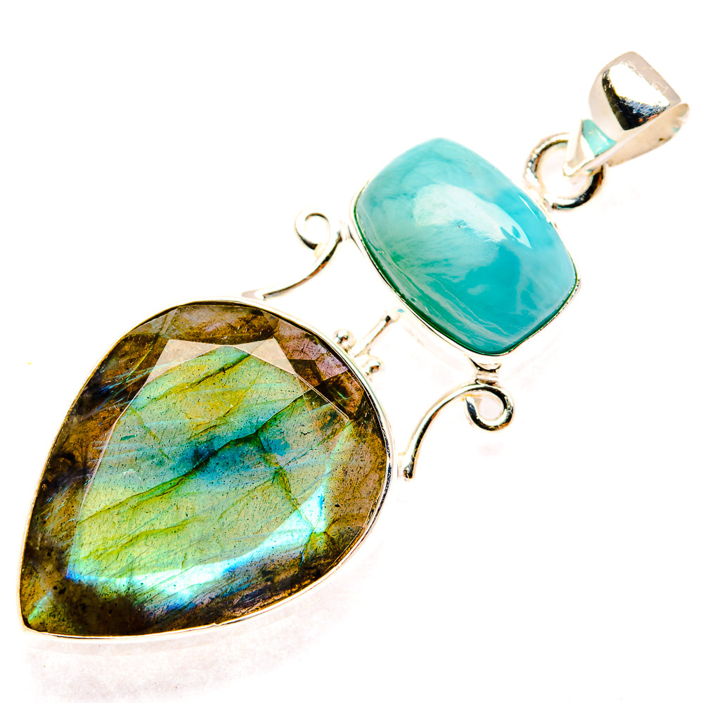Labradorite Pendants handcrafted by Anasilvercos - PD26810 - Photo 2