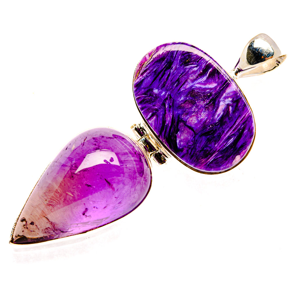 Charoite Pendants handcrafted by Anasilvercos - PD26816 - Photo 2
