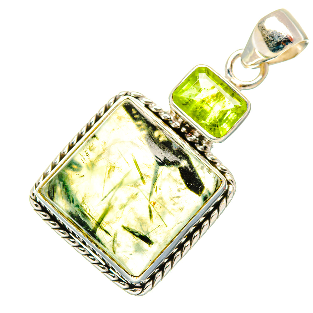 Prehnite Pendants handcrafted by Anasilvercos - PD26836 - Photo 2