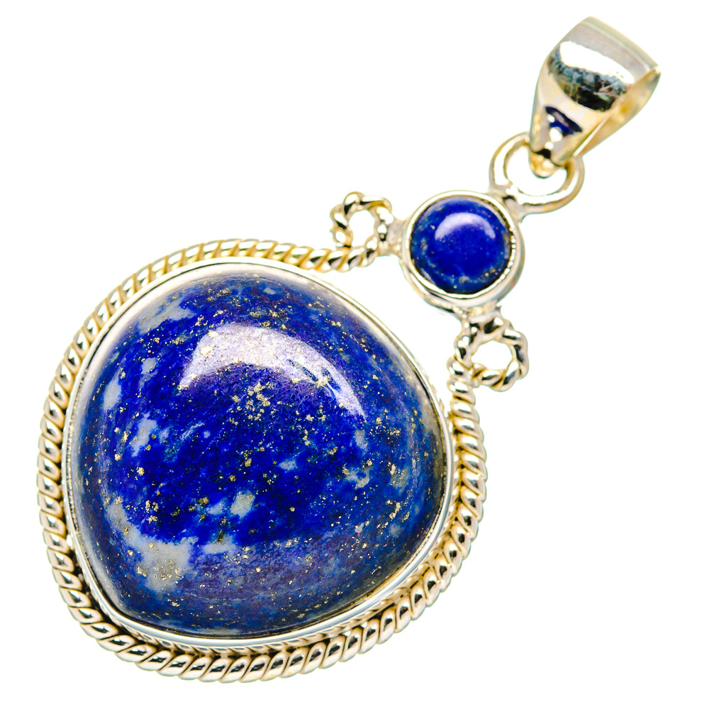 Lapis Lazuli Pendants handcrafted by Anasilvercos - PD26839 - Photo 2