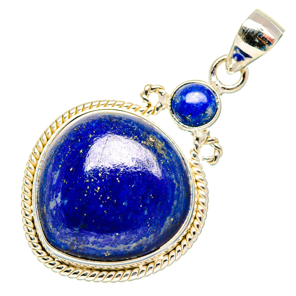 Lapis Lazuli Pendants handcrafted by Anasilvercos - PD26842 - Photo 2