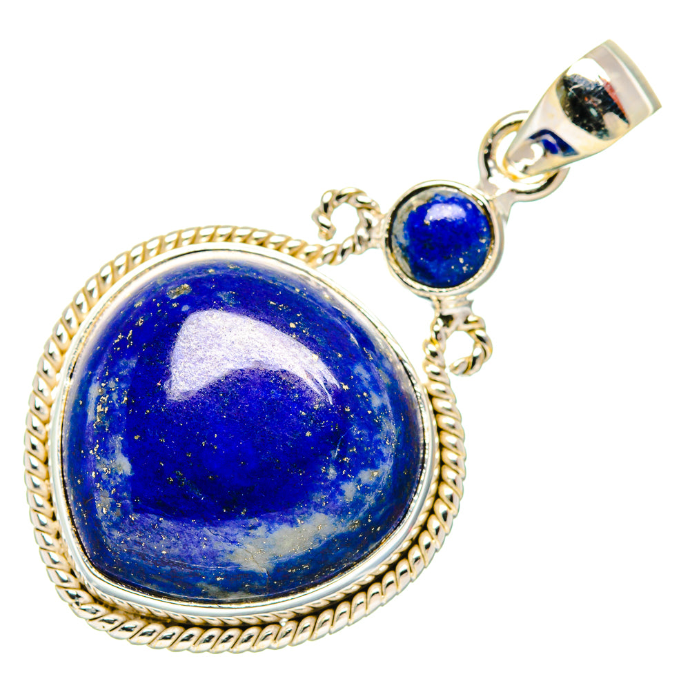 Lapis Lazuli Pendants handcrafted by Anasilvercos - PD26844 - Photo 2