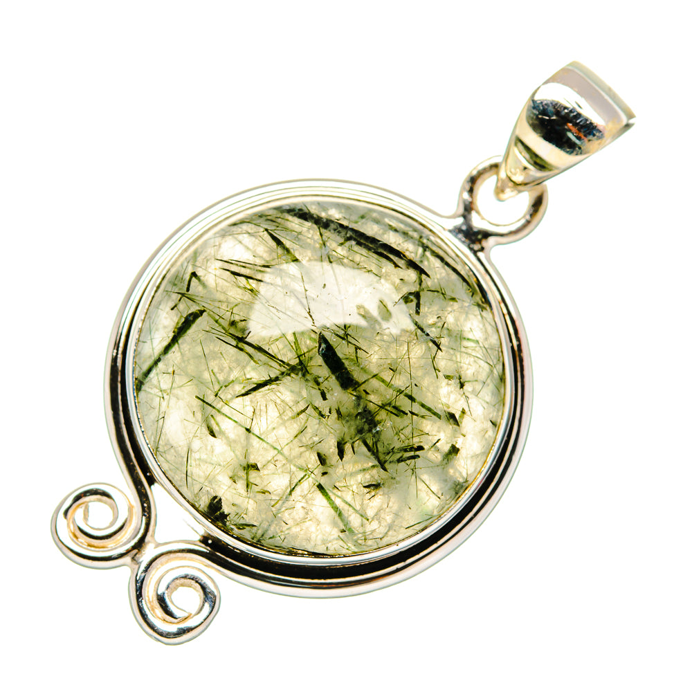 Tourmalinated Quartz Pendants handcrafted by Anasilvercos - PD26845 - Photo 2
