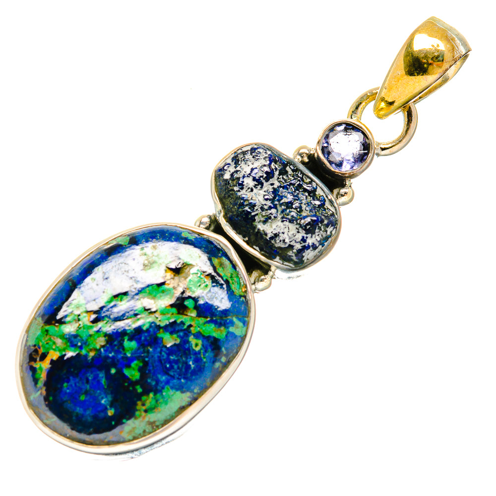 Azurite Pendants handcrafted by Anasilvercos - PD26863 - Photo 2