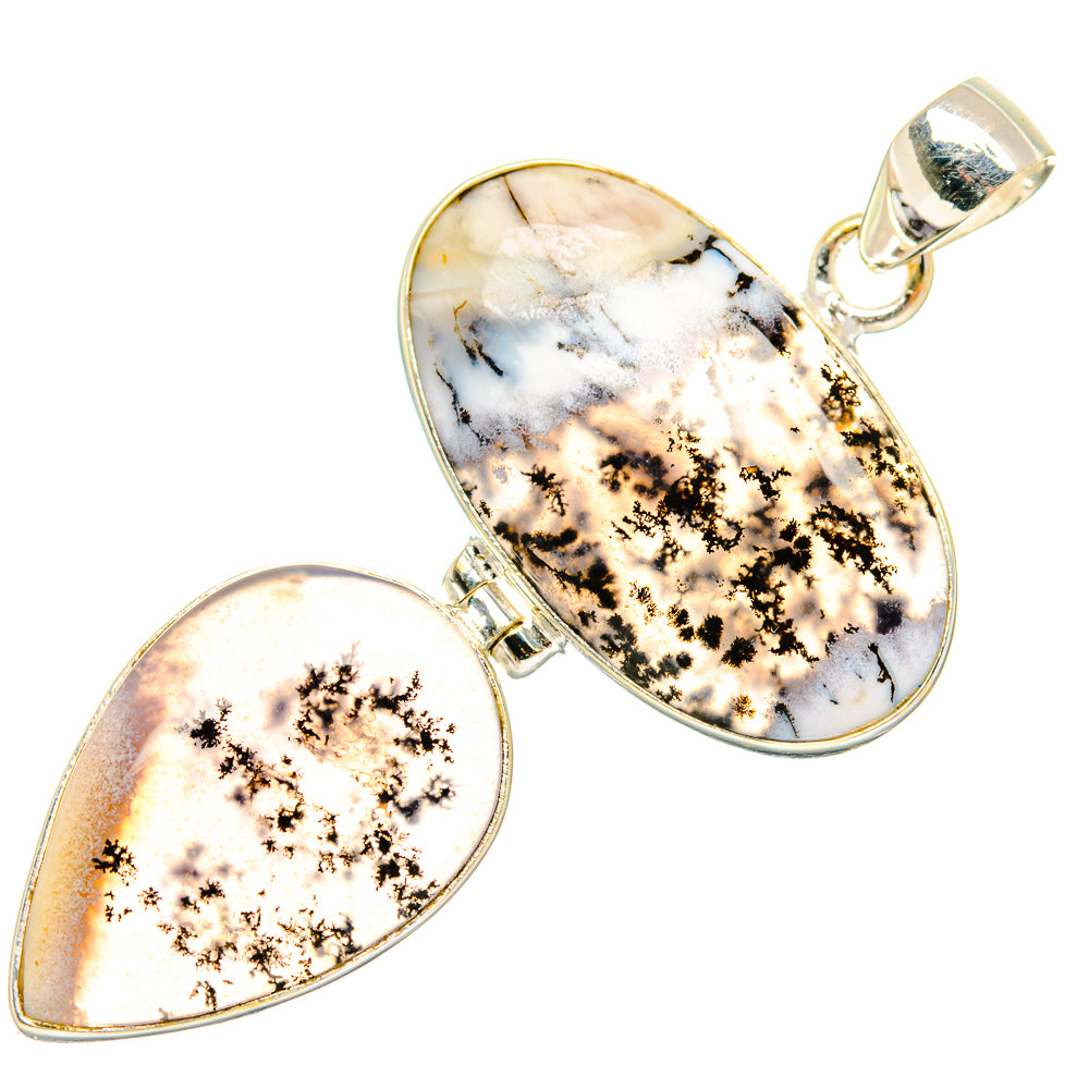 Dendritic Opal Pendants handcrafted by Anasilvercos - PD26879 - Photo 2