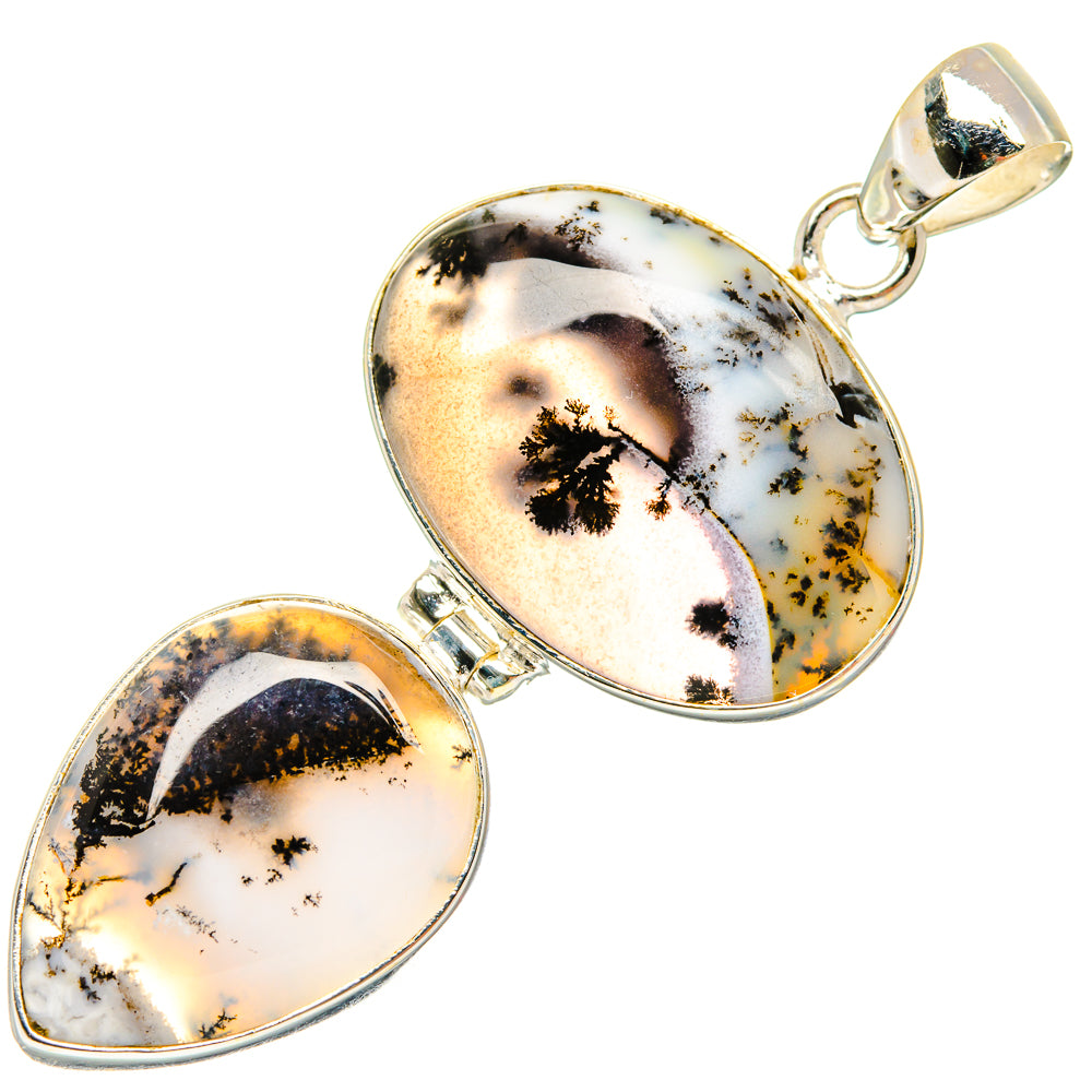 Dendritic Opal Pendants handcrafted by Anasilvercos - PD26880 - Photo 2