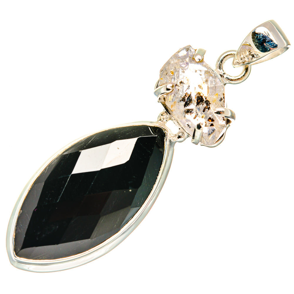Black Onyx Pendants handcrafted by Anasilvercos - PD26891 - Photo 2