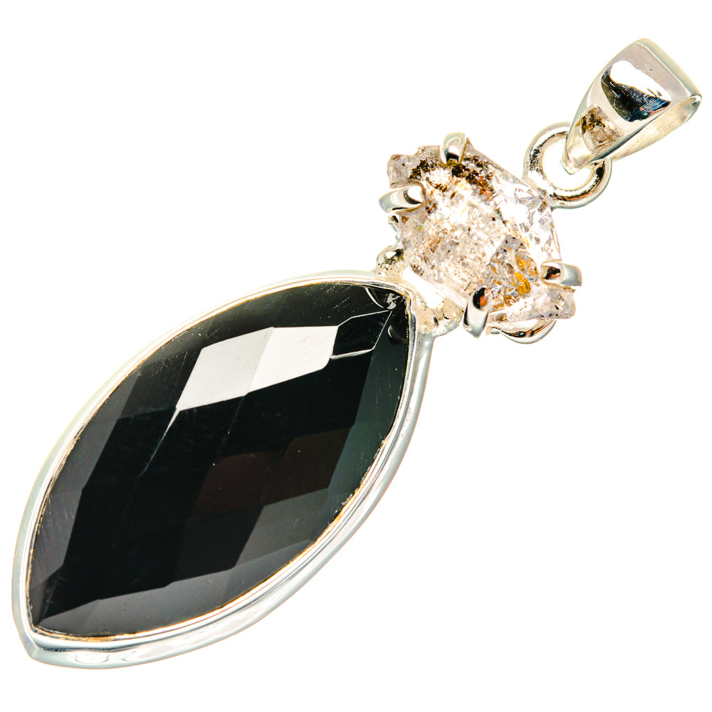 Black Onyx Pendants handcrafted by Anasilvercos - PD26896 - Photo 2