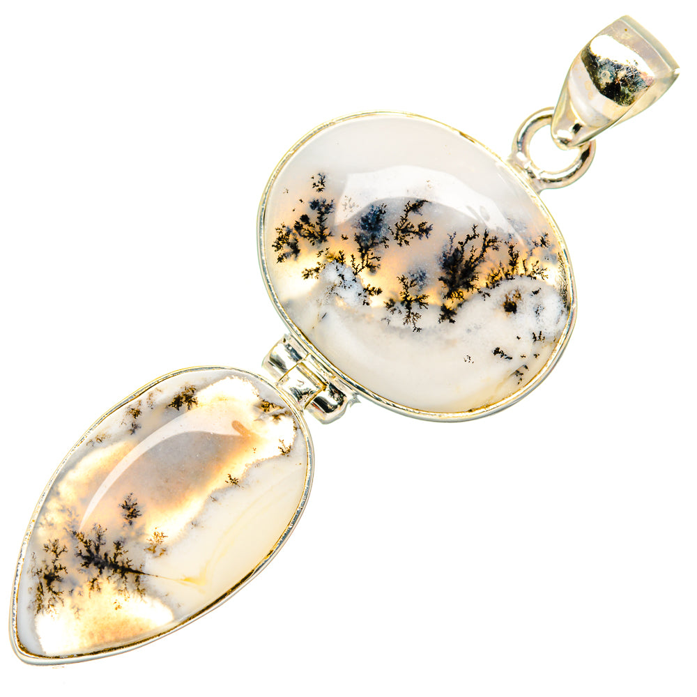 Dendritic Opal Pendants handcrafted by Anasilvercos - PD26898 - Photo 2