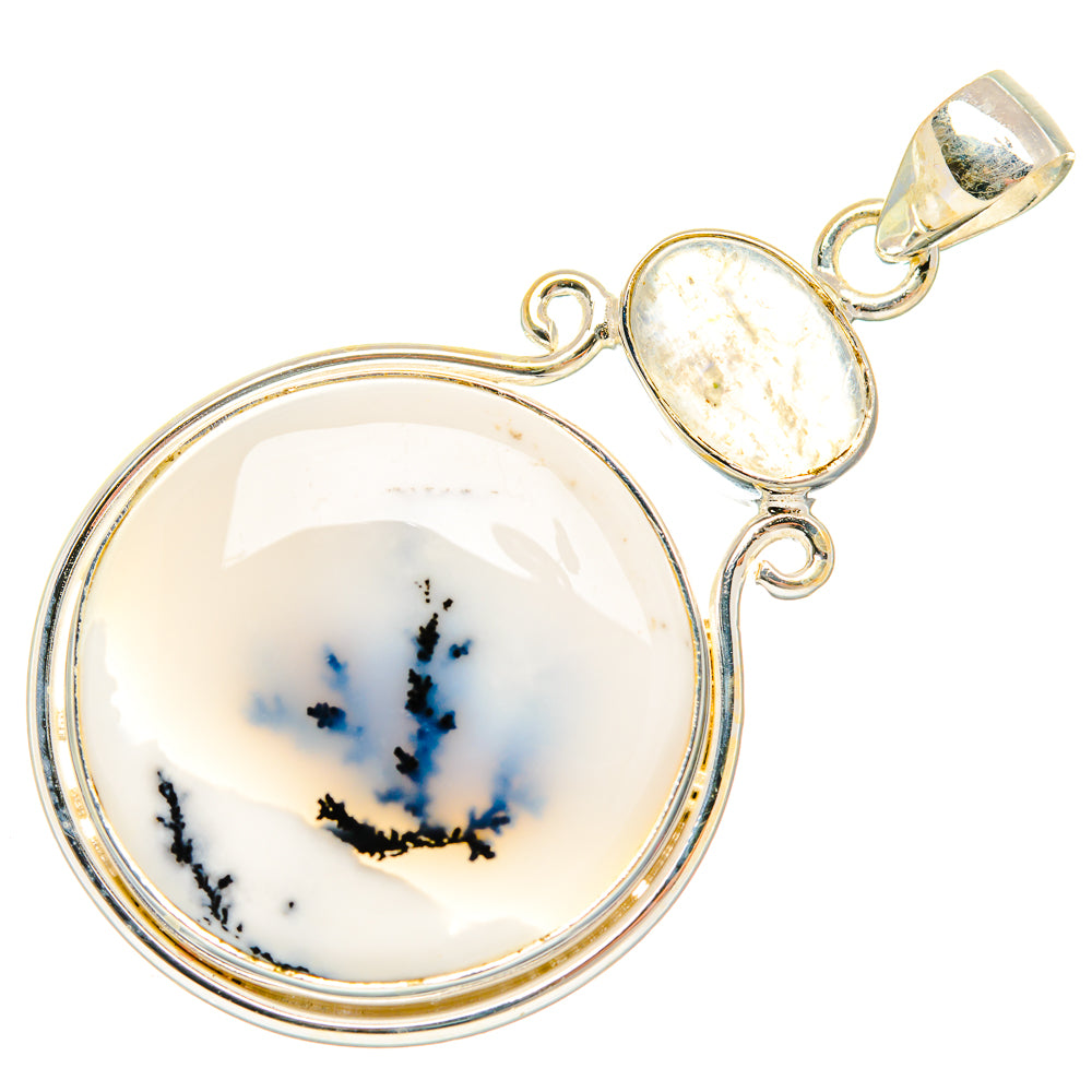 Dendritic Opal Pendants handcrafted by Anasilvercos - PD26902 - Photo 2