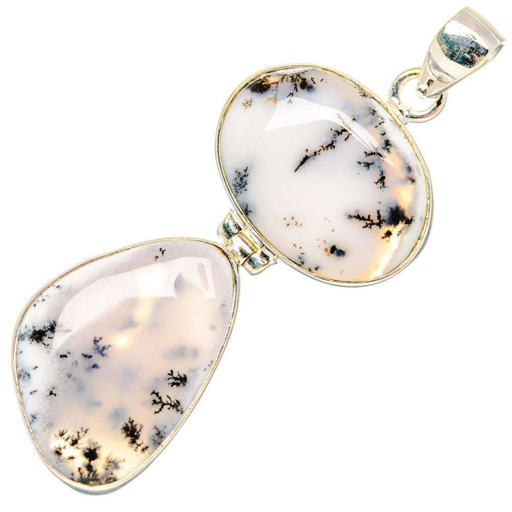 Dendritic Opal Pendants handcrafted by Anasilvercos - PD26903 - Photo 2