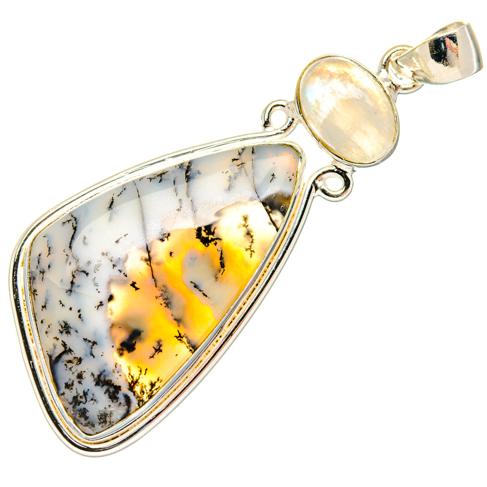 Dendritic Opal Pendants handcrafted by Anasilvercos - PD26904 - Photo 2