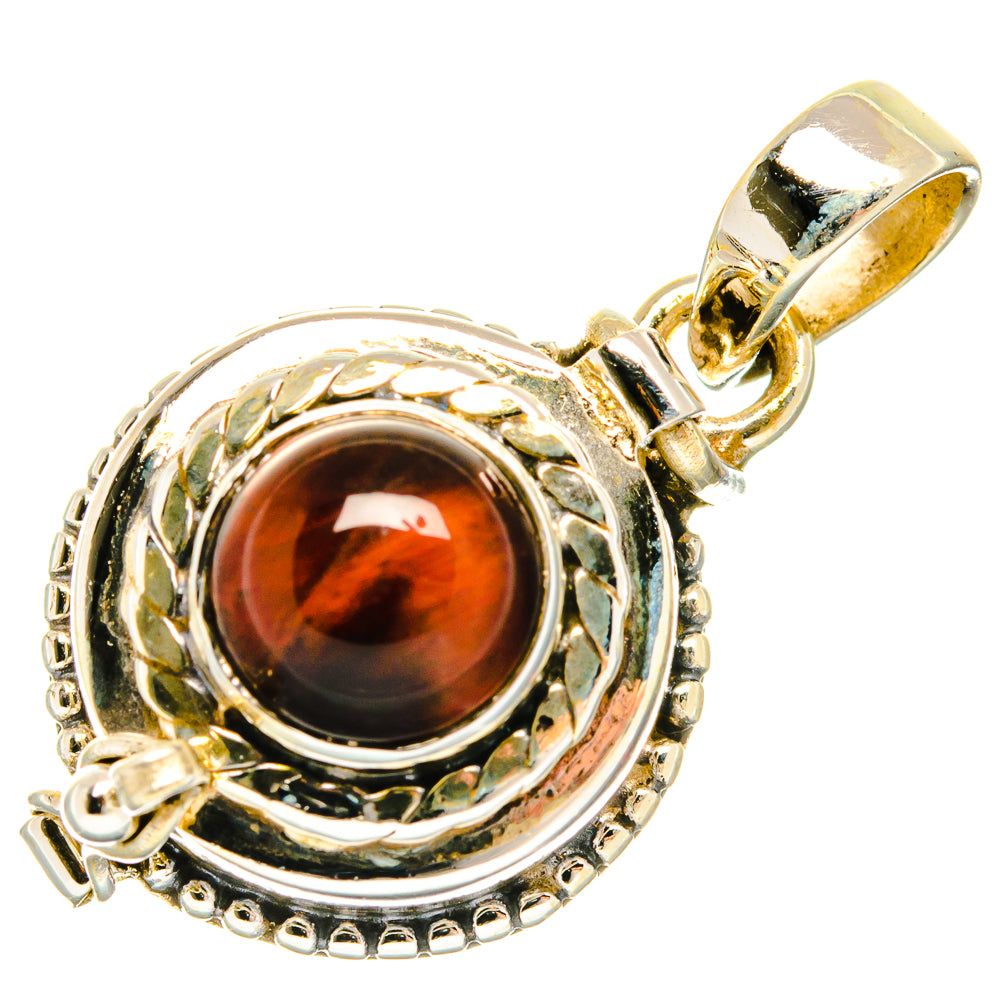 Red Tiger Eye Pendants handcrafted by Anasilvercos - PD26919 - Photo 2