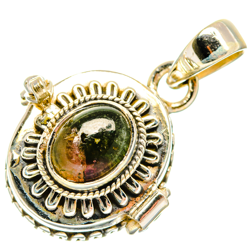 Watermelon Tourmaline Pendants handcrafted by Anasilvercos - PD26934 - Photo 2