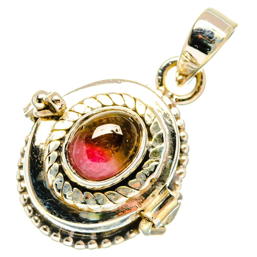 Watermelon Tourmaline Pendants handcrafted by Anasilvercos - PD26936 - Photo 2