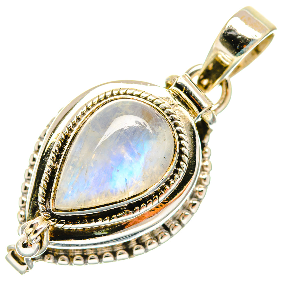 Rainbow Moonstone Pendants handcrafted by Anasilvercos - PD26939 - Photo 2