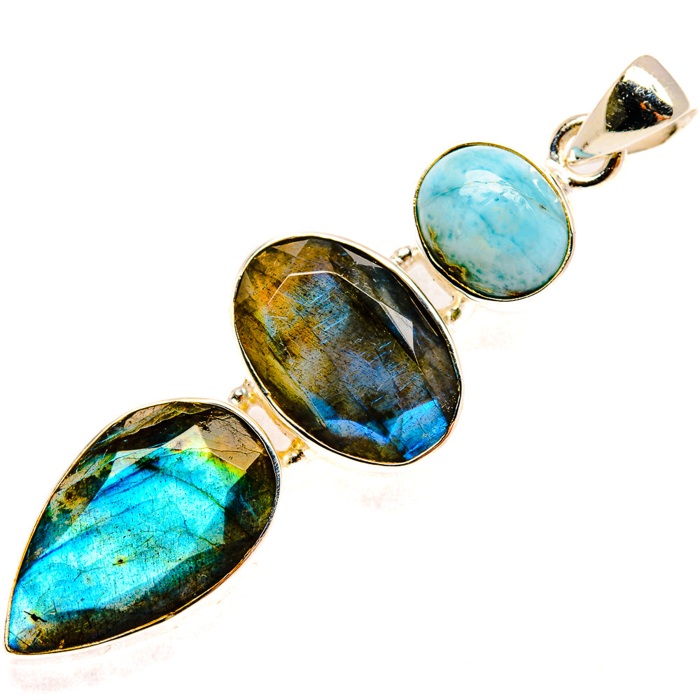Labradorite Pendants handcrafted by Anasilvercos - PD26944 - Photo 2