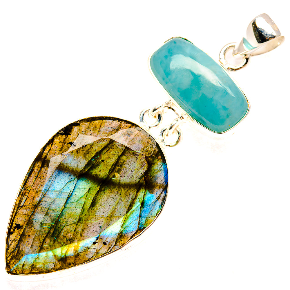 Labradorite Pendants handcrafted by Anasilvercos - PD26945 - Photo 2