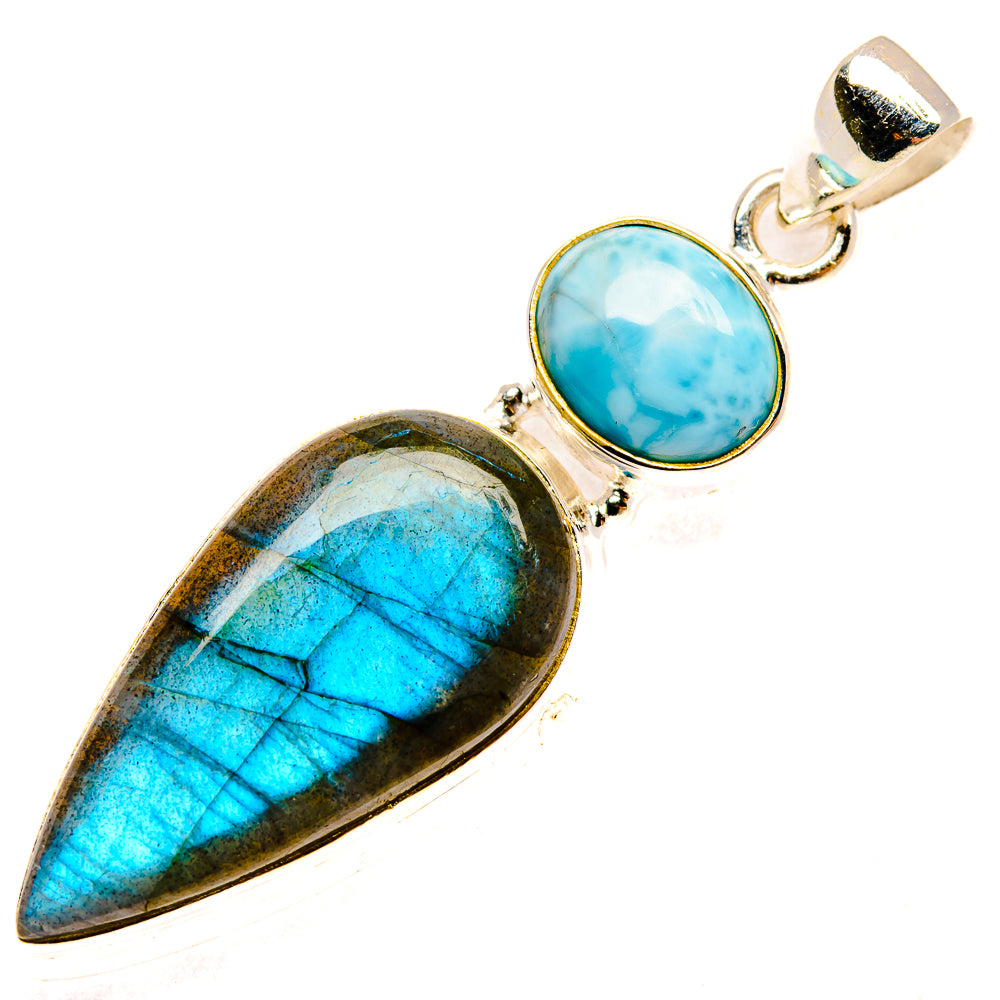 Labradorite Pendants handcrafted by Anasilvercos - PD26946 - Photo 2