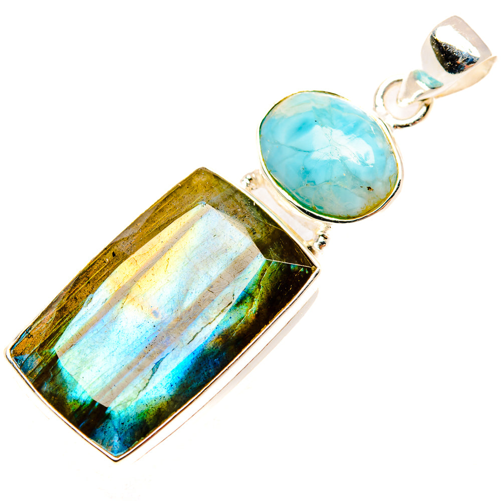 Labradorite Pendants handcrafted by Anasilvercos - PD26948 - Photo 2