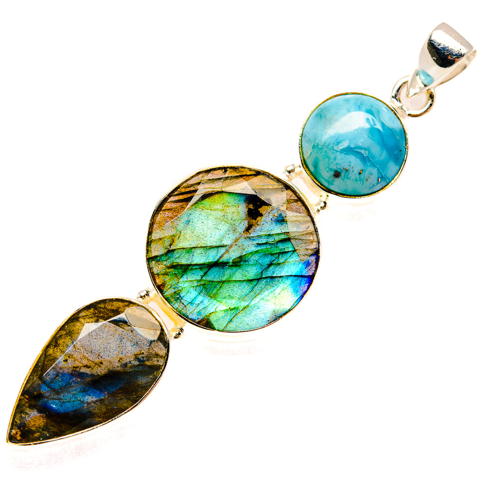 Labradorite Pendants handcrafted by Anasilvercos - PD26949 - Photo 2