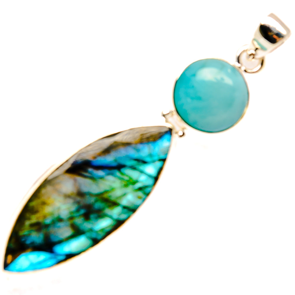Labradorite Pendants handcrafted by Anasilvercos - PD26951 - Photo 2