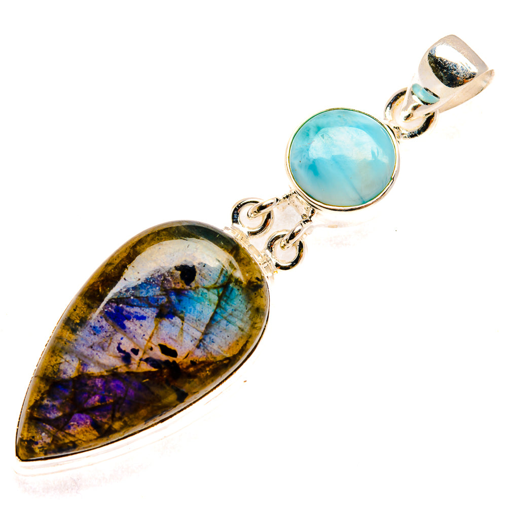 Labradorite Pendants handcrafted by Anasilvercos - PD26953 - Photo 2